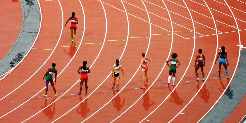 Women's relay race