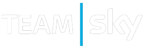 Team Sky logo white