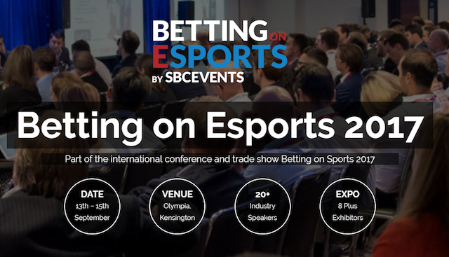 Betting on esports conference
