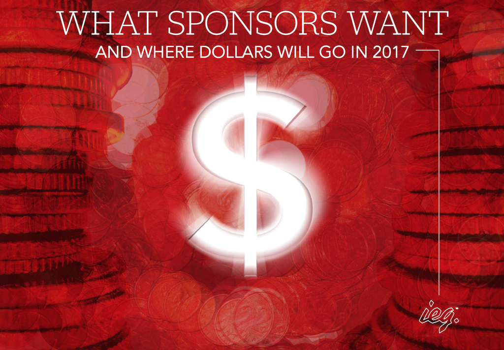 What Sponsors Want And Where Their Dollars Will Go 2017