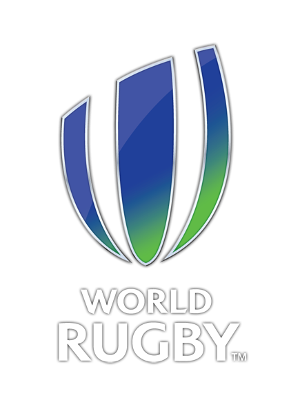 World Rugby Logo - white