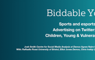 Biddable Youth Report - Sports and Esports Gambling Advertising on Twitter