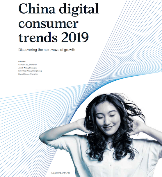 McKinsey's China Digital Consumer Trends - 2019