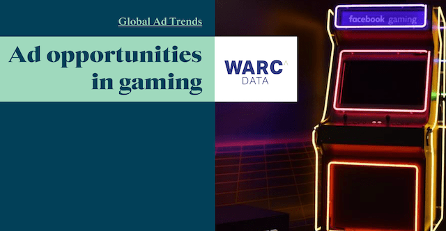 Advertising opportunities in gaming report