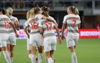 Female footballers - Women athlete partnerships